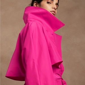 Magenta/Peony over sized opera coat